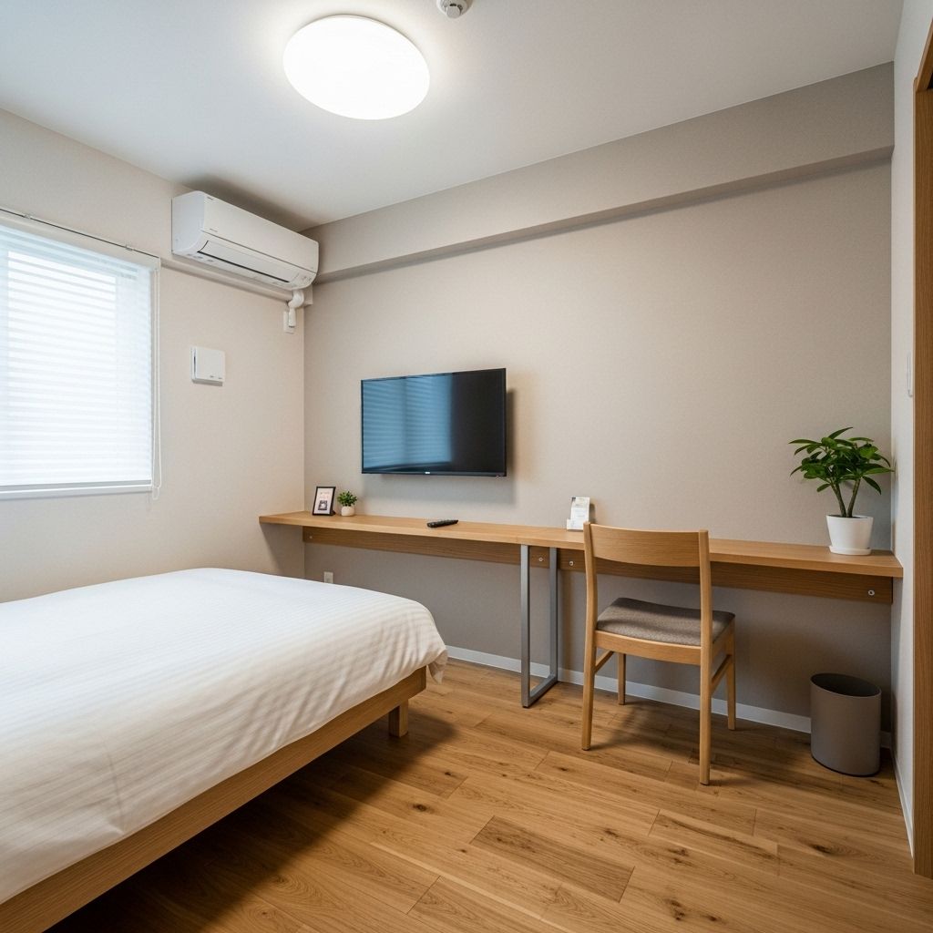 奈良県のグループホーム完全個室の様子 - 障がい者向け居室